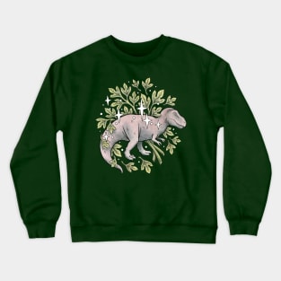 Tyrannosaurus + Sassafras Botanical Dinosaur Crewneck Sweatshirt